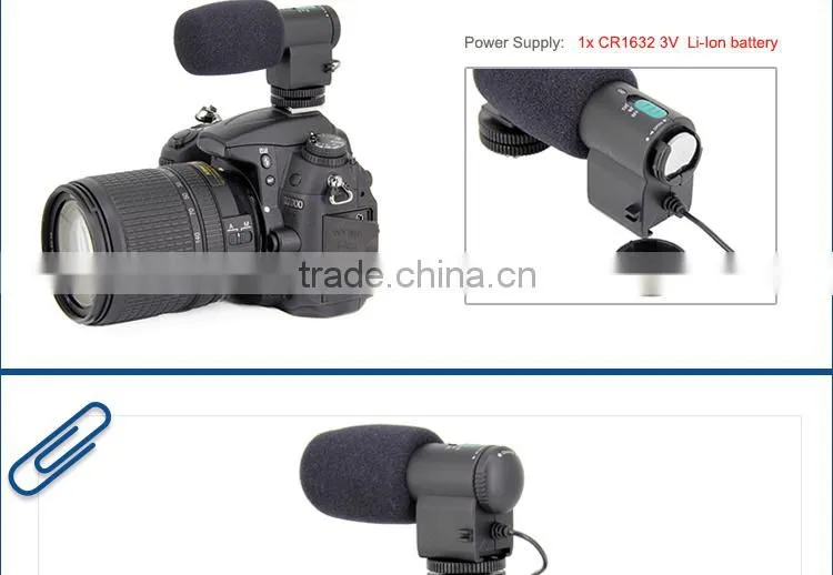 IP Camera Speaker Microphone for NoteBook Car SLR Cameras Outdoor