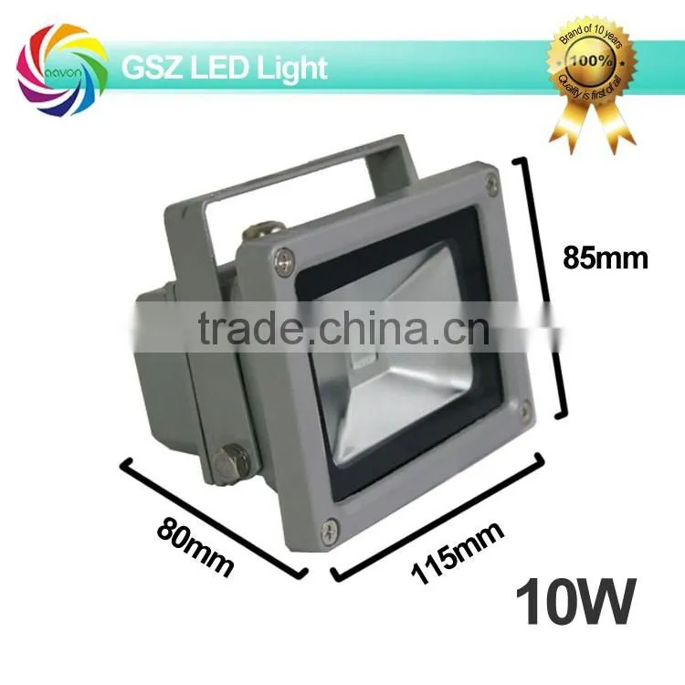 IP65 10w super bright security led flood light with CE ROHS