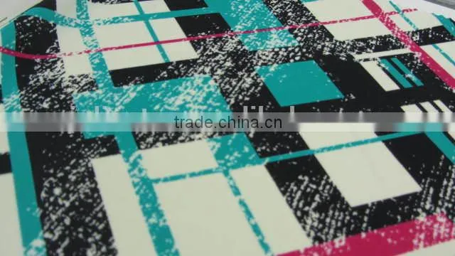 green square Spandex print nylon fabric for beach chair