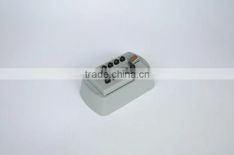 Pushbutton Combination Key Box with White/grey,black