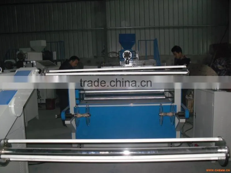 Bubble wrap cast film extrusion line