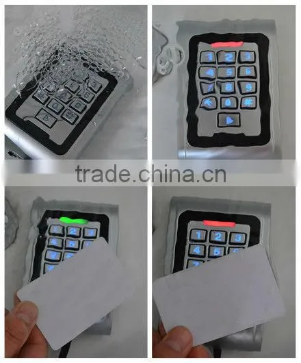 Keypad Waterproof-IP68 Metal Access Control Reader,access control system card reader