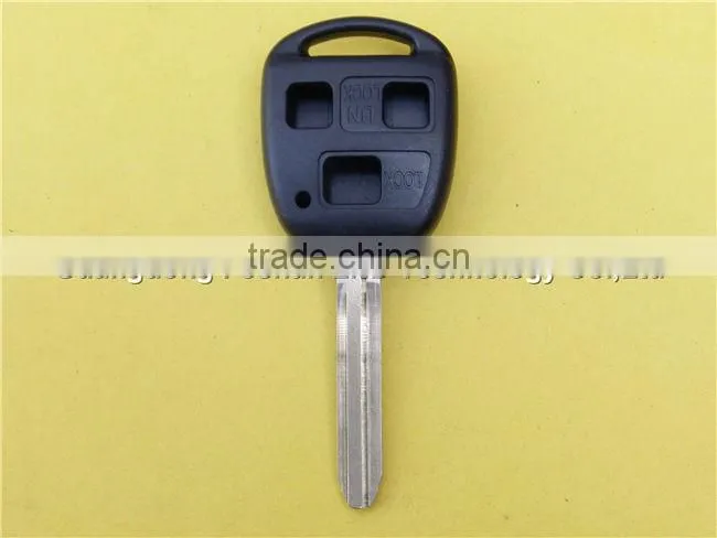 20% OFF, 3 buttons remote key case blank key for Toyota car key TOY43 blade
