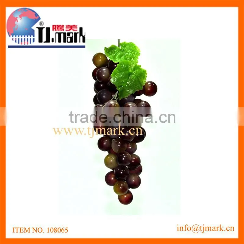 65PCS PVC PURPLE GRAPE BUNCH CRAFT