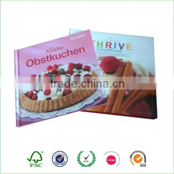 Hardcover high quality book printing service company