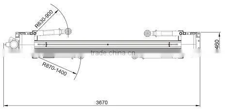 solenoid release hydraulic floor plate lift