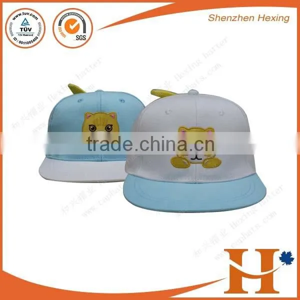 Cute animal cap kids snapback cap wholesale small MOQ