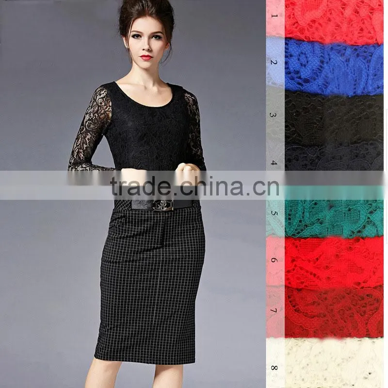In Vogue!!! Elastic Guipure Lace Fabric from China