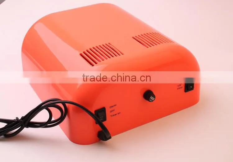 2015 orange color model 613 hot sale 36w nail uv lamp