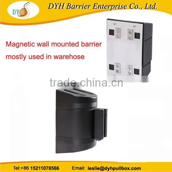 Factory direct stylish retractable wall mounted belt barriers