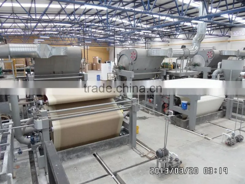 1575 tissue paper recycling manufacturing machine