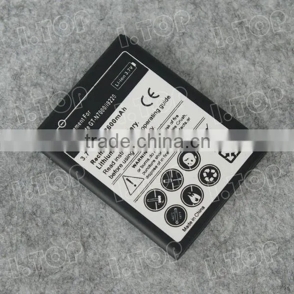 Backup battery for Samsung Galaxy Note1 N7000 I9220 ,3.7V 2600mAh,18 months warranty