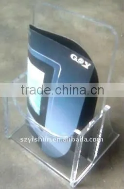 transparent acrylic signs display holder