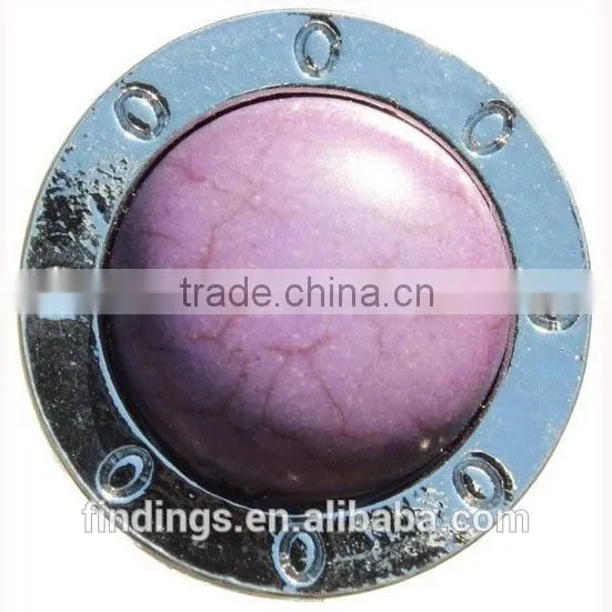 LJ1448 Top press snap fastener for leather bracelet
