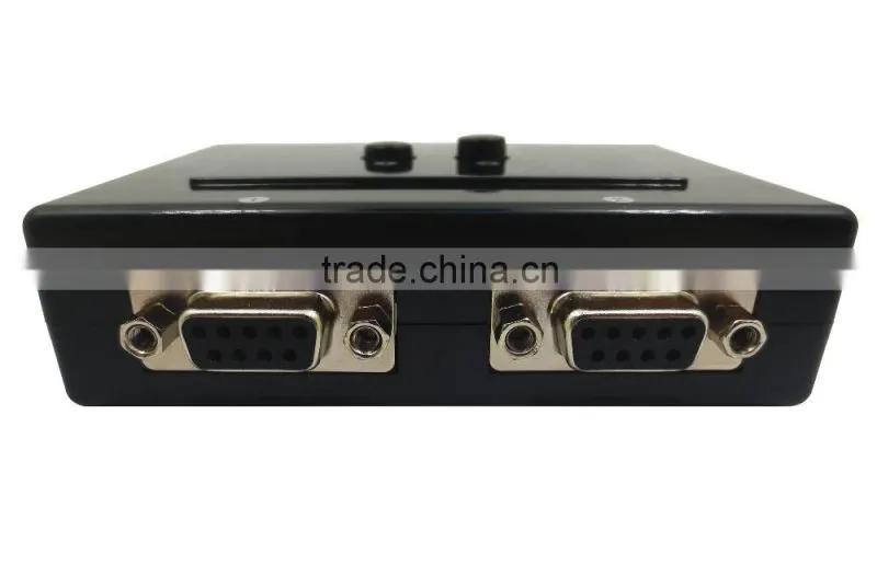 Serial port manual Share switch 2 Port RS232 Switch for printer and scanner business