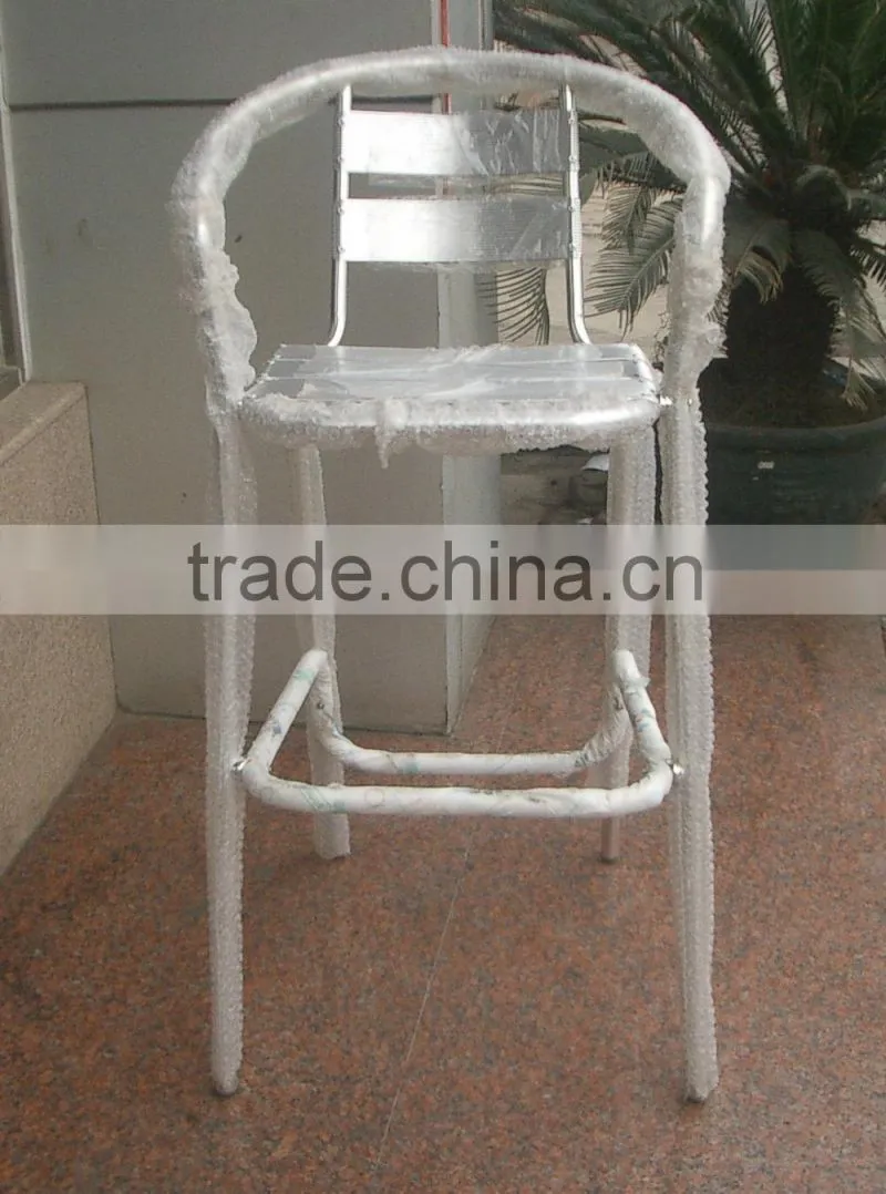 modern aluminum wooden bar chairs YC026W