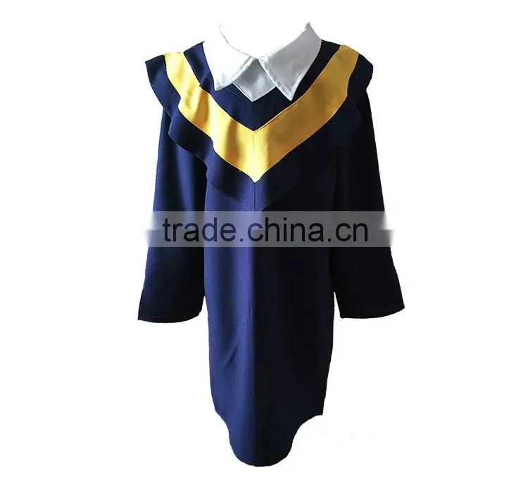 Beautiful customized children graduation gown for kids