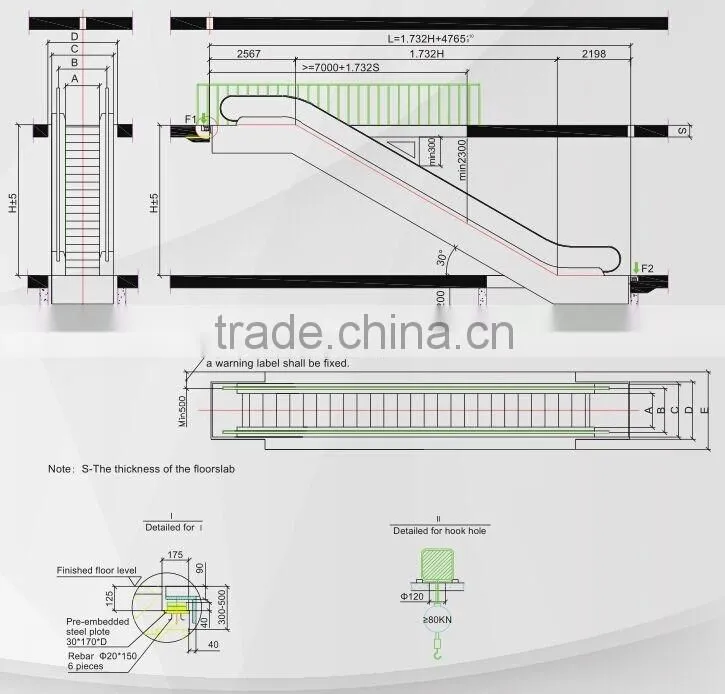 Best Buy Economical Indoor Types VVVF Escalator