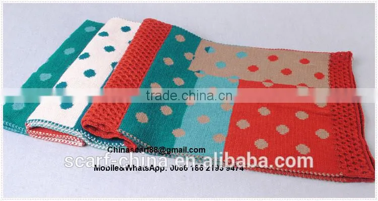 Dot stitching scarves wholesale