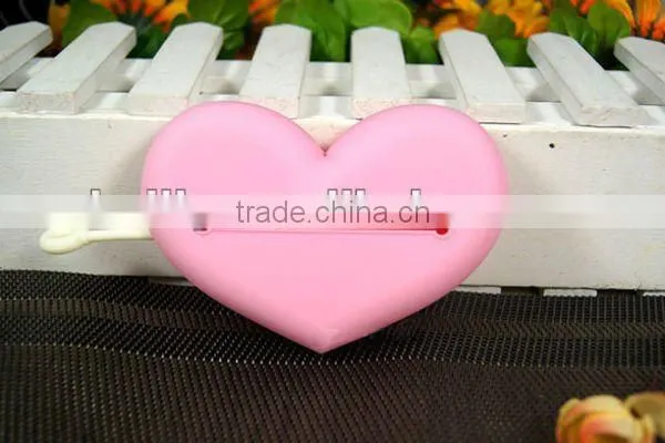 2013 the most lovely custom design heart-shaped silicone keys case