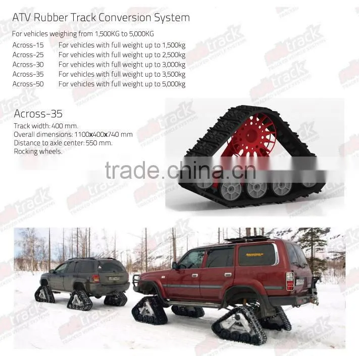 Supply Across-50 off-road drive system for Amphibious Vehicle up to 5000kg