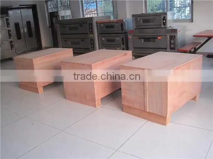 Pizza baking oven 1 deck 3 trays Digital Control Gas pizza bread baking machine