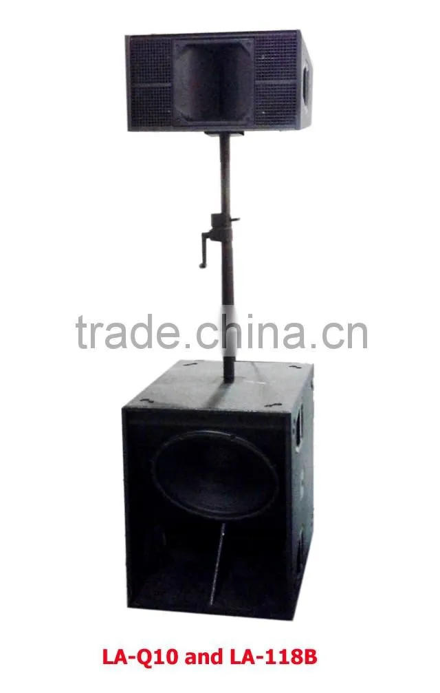 line array professional audio dual 10'' horn design 800w speaker LA-Q10