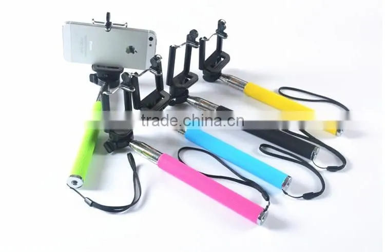 2015 Hot Selling Small Size Wired Selfie Stick