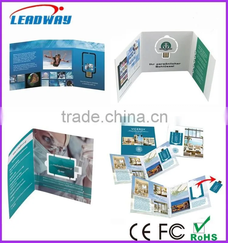 Custom wedding invitation card usb flash drive, English paper card usb webkey