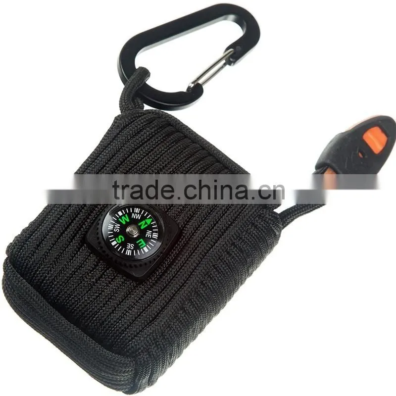 Paracord grenade survival kit, paracord grenade