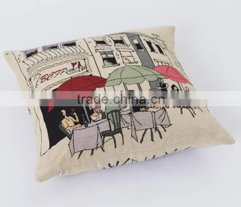 Jacquard Polyester Fiber Cushion