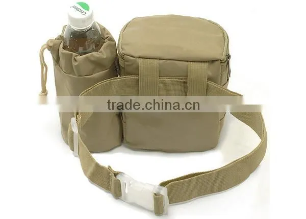 men sport sports water bottle waist bag