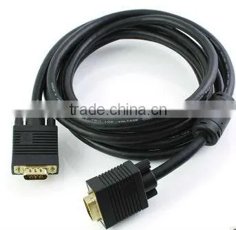 30ft Svga/vga Monitor Gold Cabl Cable Rgb Coax Hd15 Male