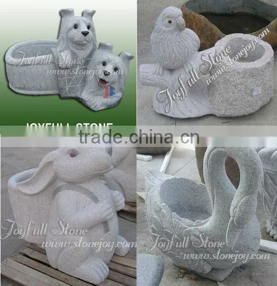 Garden Animal Planter, Granite Planters