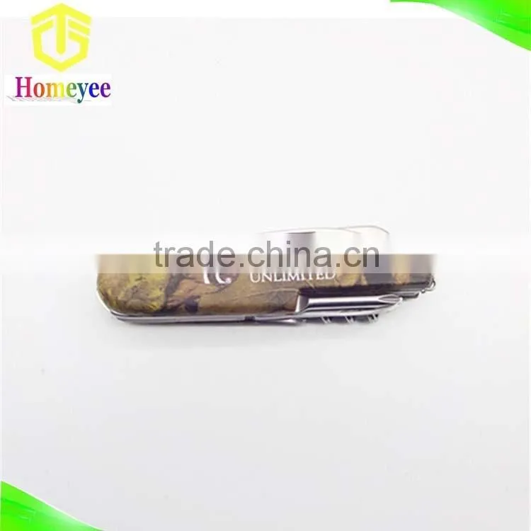 11 in 1 Multi-function knife with camouflage handle