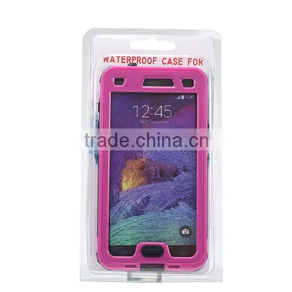 For Samsung Note 4 Phone Case Waterproof Shockproof With Button