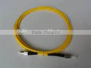 Singlemode PVC Optical Fiber Patch Cable , FC-ST SM 9 / 125 Fiber Optic Jumper Cables
