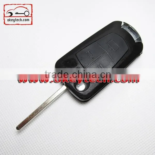 High Quatity Opel remote modified flip key shell Car Key 3 Button Opel Astra key romote key shell