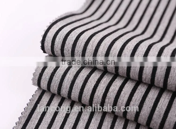 Fashion Spandex Beautiful Stretch Stripes Knit Fabric