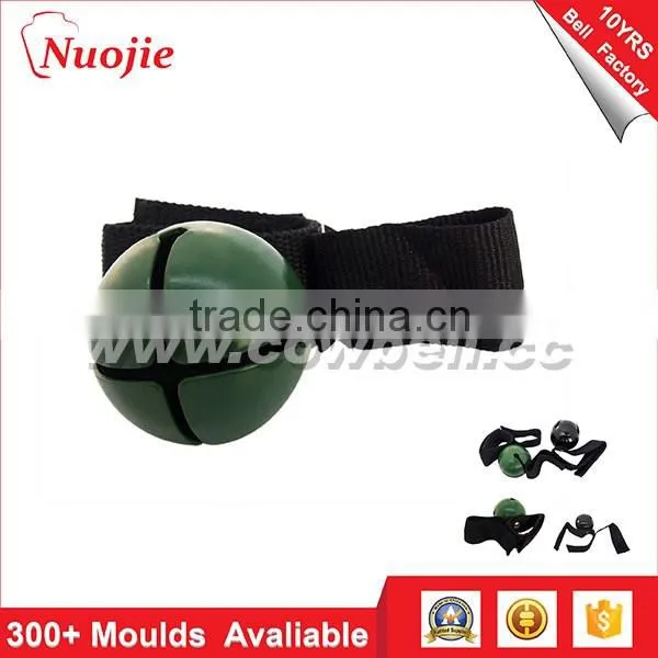Promotional custom metal bear bell keychain for hiking