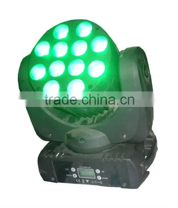 12x10w RGBW 4in1 DMX led mini moving head