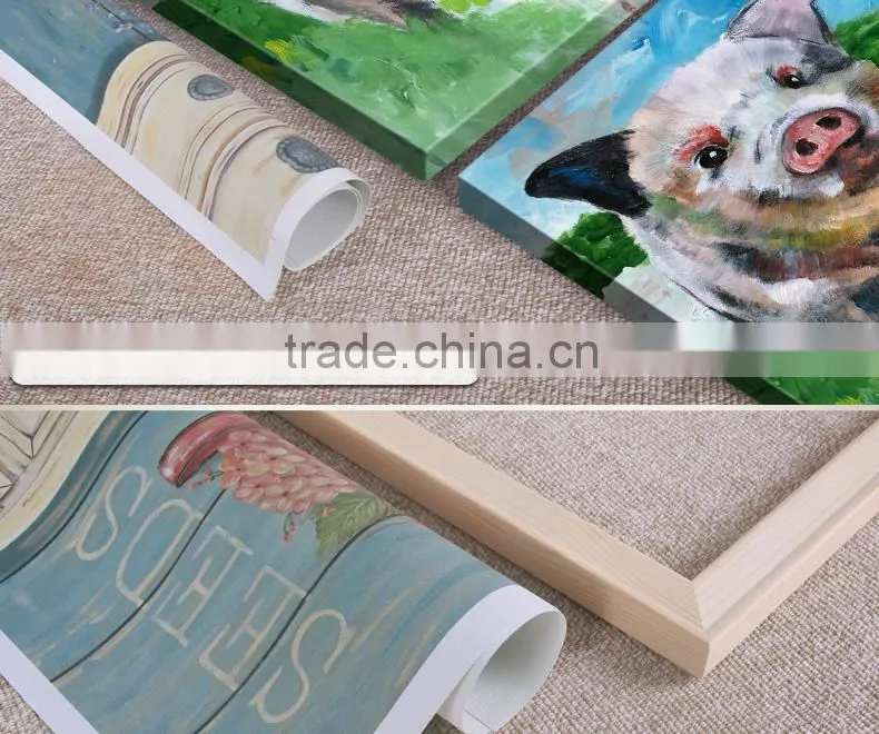 2016 new design products canvas wall art famous animal painting for home decor in China