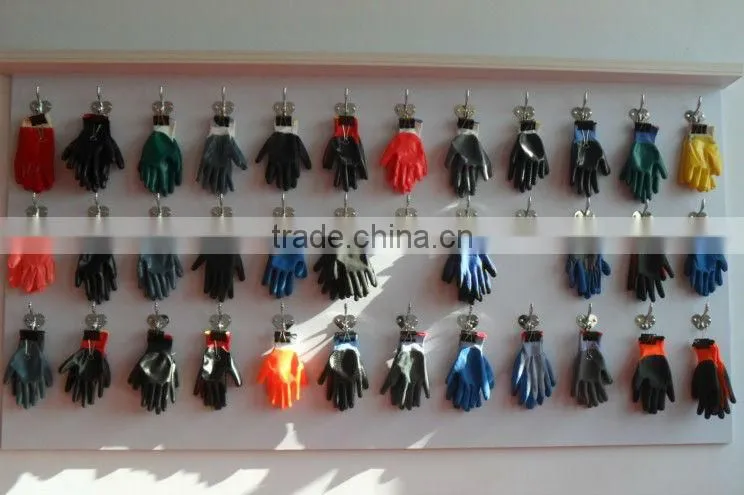 latex coated gloves