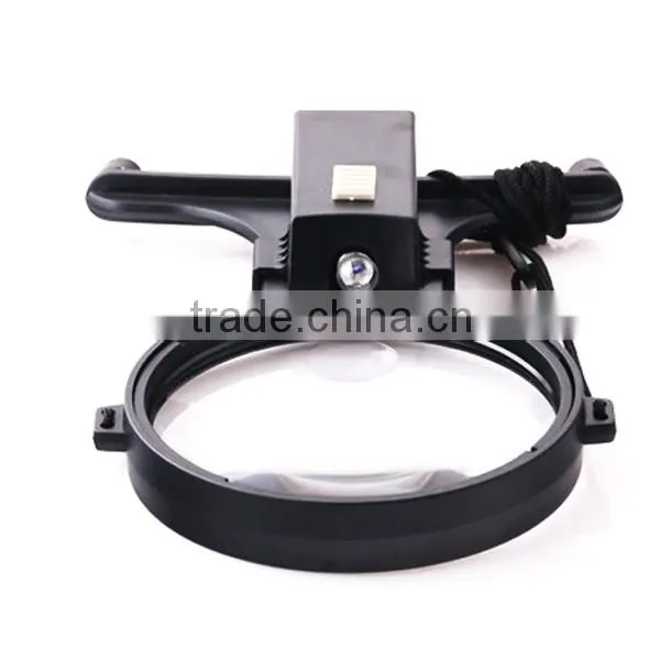 Powerful LED Lights and 3X Magnification Hands-Free Magnifier