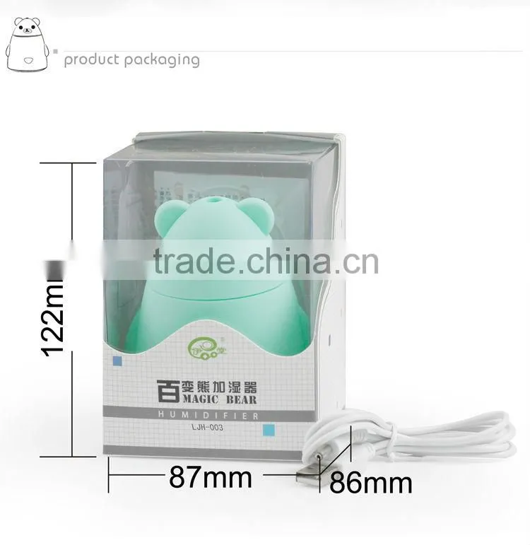 Decorative ocean portable water bottle cool mist humidifiers