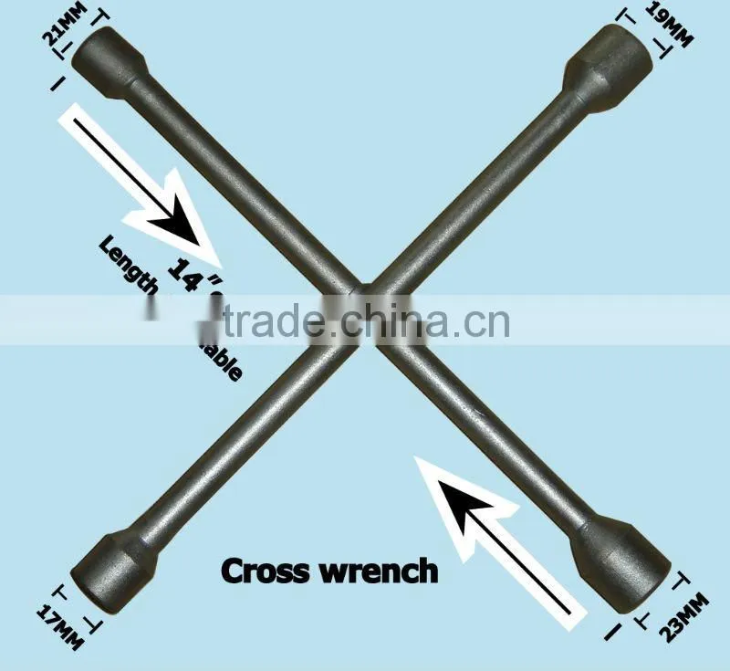 Plastic-coating Cross Wrench