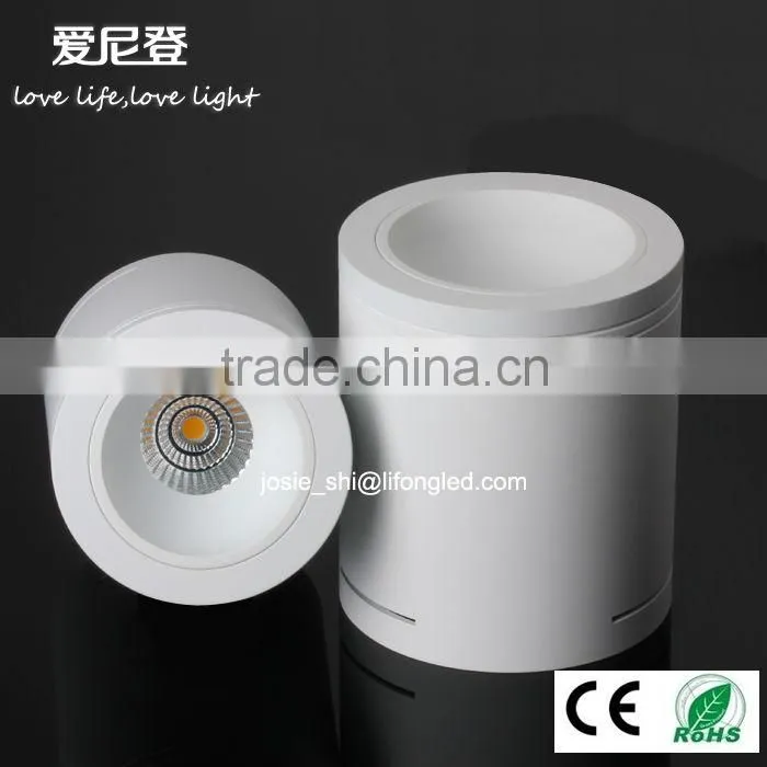 Dimmable 7w 9w led surface mounted cob downlight 2.5 inch