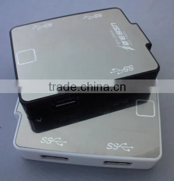 High speed USB3.0 HUB 4Ports 5Gbps Splitter Power Adapter