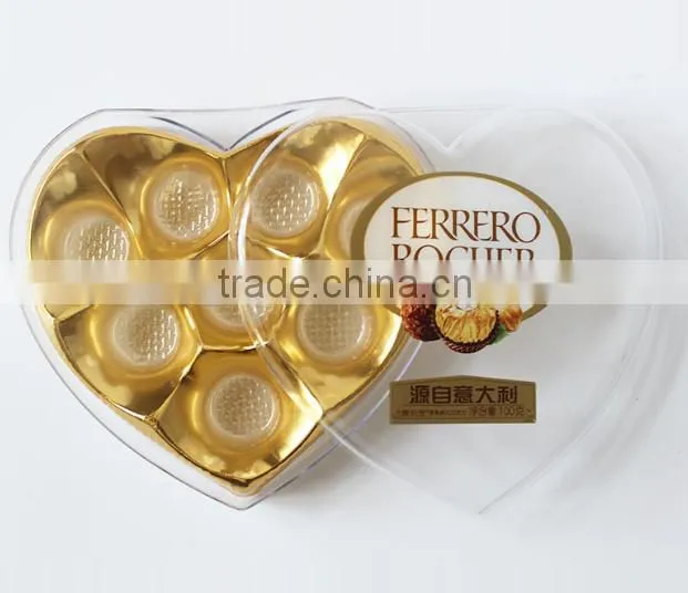 wholesale heart shape plastic box