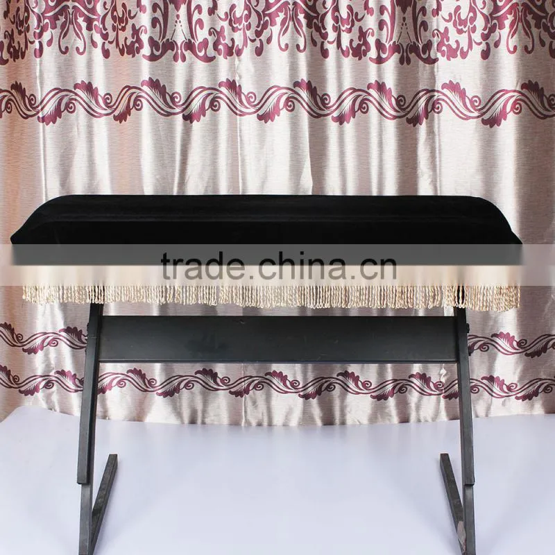 61-key Electronic Piano Keyboard Cover Pleuche Decorated with Fringes Beautiful
